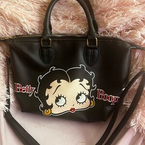 Betty Boop Black Tote Bag